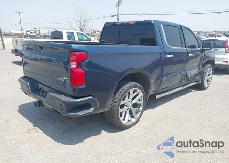 2019 Chevrolet Silverado 1500 High Country из США, поврежденный, VIN 1GCUYHEL8KZ122843